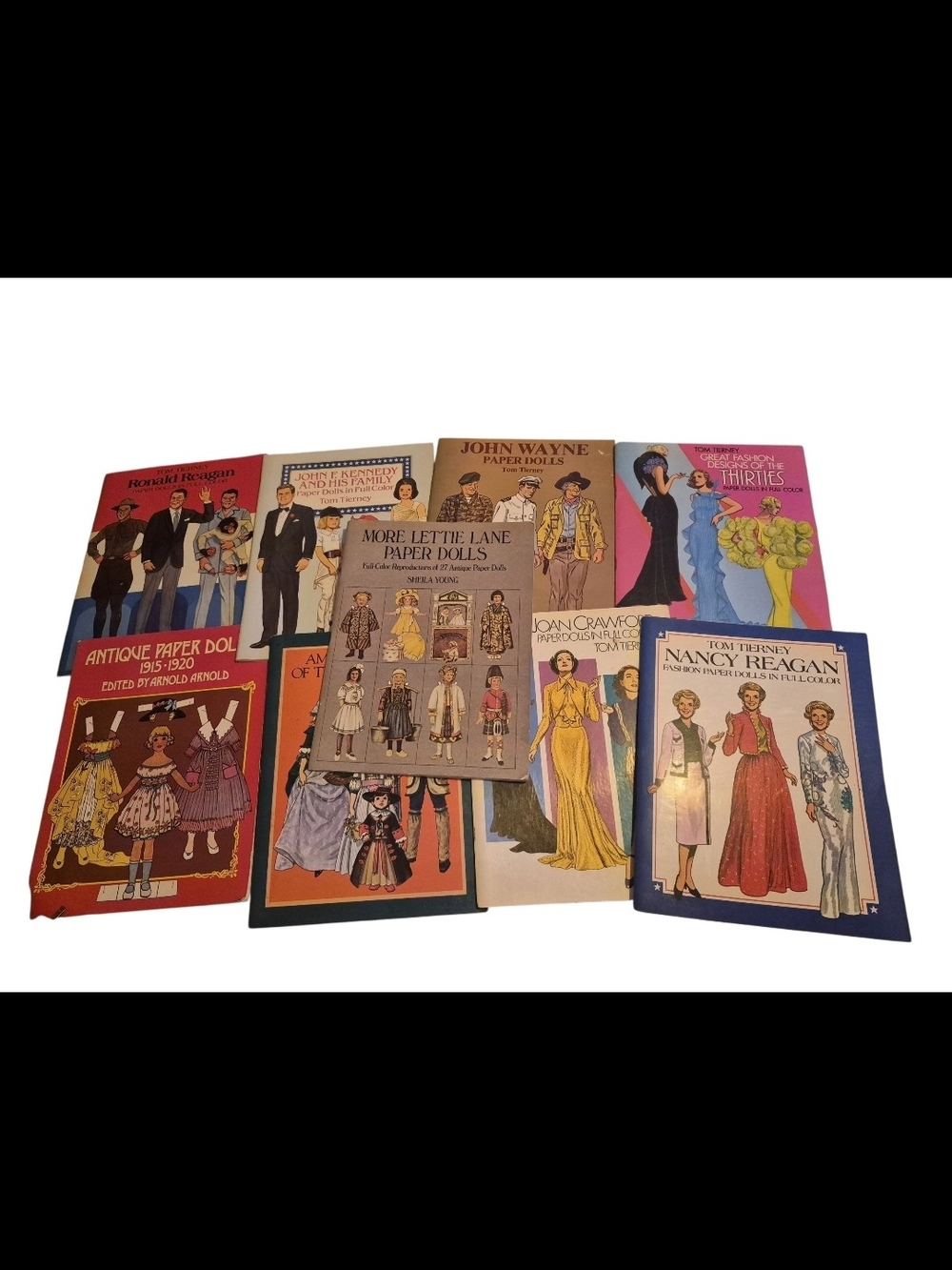 Vintage Style Paper Doll Book Collection - Multicolor